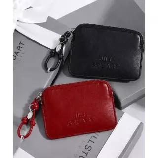 JILLSTUART ACC [NEW PAPER] 뉴페이퍼 소가죽 지퍼카드지갑 2color