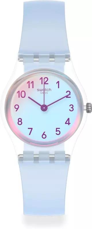 Swatch 스와치 Lady 여성용 워치 캐주얼 Polymer 블루 쿼츠 방수 445690