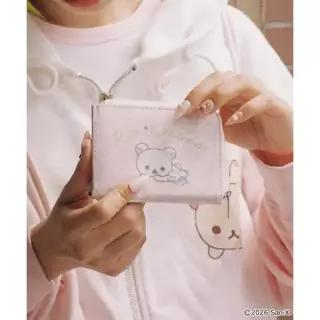 YOUHEE [KORILAKKUMA] CARD WALLET PINK