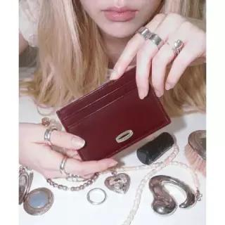 PROUVE PR CARD HOLDER - BURGUNDY