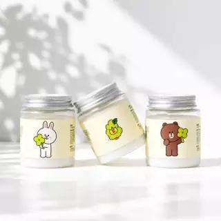 바스X라인프렌즈 미니플러스 탈취제 160g 3개입 기프트 세트 플레인(무향)