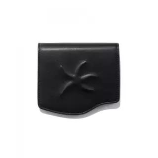 THE COLDEST MOMENT TCM embossed starfish wave wallet black