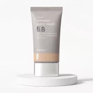 [촉촉피팅/밀착] 한스킨 프리미엄 수퍼 매직 비비 크림 45g 기획 (+쫀쫀스펀지 6P)
