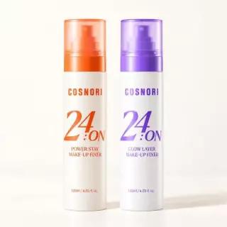 [24H 완벽고정] 코스노리 24온 메이크업 픽서 120ml (파워스테이/글로우레이어)