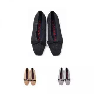 NODOKNITS 노도니트 플랫 스퀘어 리본 메탈 3컬러 3775598