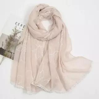 [라일리] Rly 모자 여성 스카프 머플러 데일리 쉬폰