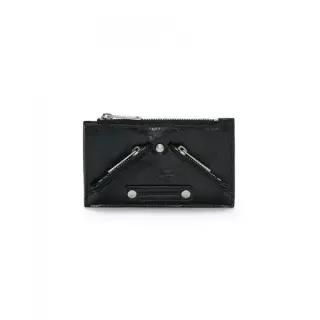 SUNBURNPROJECT FAUX LEATHER M.O.S WALLET, BLACK