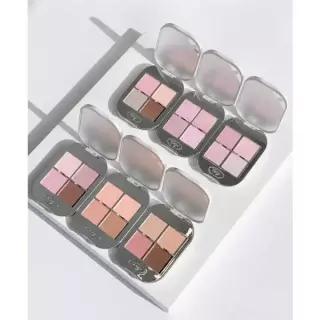 TOOQ 원 바이 제뉴인 마그네틱 아이섀도우 4구 팔레트 (7color)