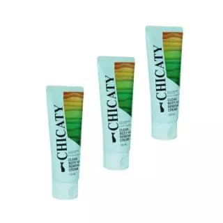 식물성 시카티 셀프 제모크림 100ml x 3개 겨드랑이 허벅지 배꼽털제모 기능성크림