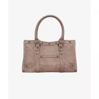 BLACK PURPLE 벨튼 로고 미니 토트백_핑크 Velton Logo Mini Tote Bag_Pink