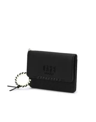ACC [쇼핑백동봉] 여성 블랙 패턴배색 소가죽 카드지갑 DCHO3E172 LE1213999520