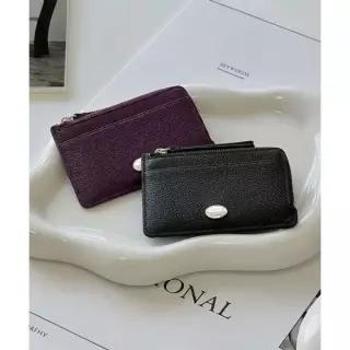JILLSTUART ACC [ROW] 로우 장식 지퍼 단카드지갑 2color