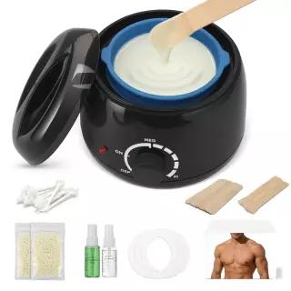 남녀 모두 사용 가능한 SUERBEATY 미니 왁싱 키트 250ml 초보자용 왁스 등 굵은 모발 비키니 겨드랑이
