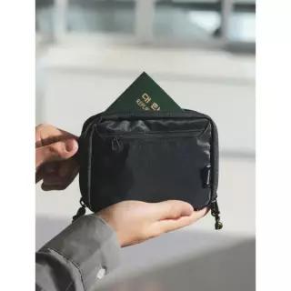 EGARDEN 트래블러 패스포트 RFID차단 안티스키밍 여권 케이스 지갑 - 블랙