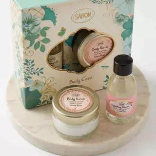 [OY] 사봉 바디리츄얼 기프트세트 (바디스크럽 60g+샤워오일50ml)