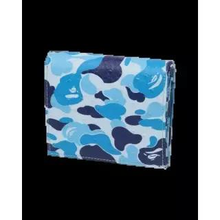 BAPE 에이비씨 카모 미니 월렛 블루 131984293 001SGL801014MBLU