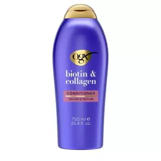 OGX Think Full + 비오틴 콜라겐 컨디셔너, 살롱 사이즈, 750mL(25.4온스) 453175