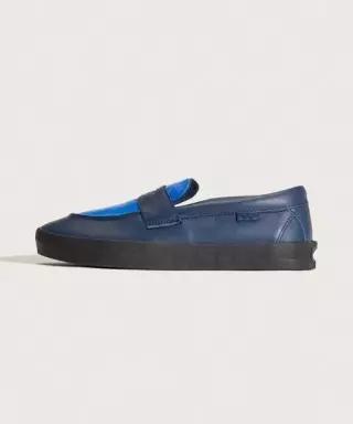 매장정품  VANS VN000VA6H141 스케이트 로퍼 네이비:로얄블루 6H 남성슬립온 가죽