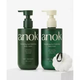 ANOK [마이크로버블]결케어 PHA LHA 스트레스완화 퍼퓸 바디워시로션 300ml