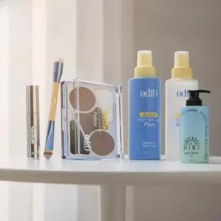 ODID 오디드 아티스트 헤어 컨실러 팔레트+잔머리고정카라+헤어 셋팅 픽서+헤어 리무버+ 듀얼브러쉬+쿨라임