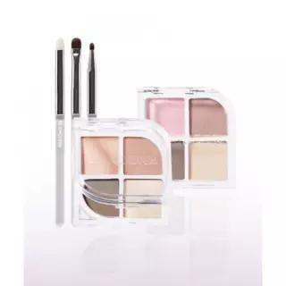 매장정품 BLANCDIVA 애교살 쿼드 팔레트 2EA + 메이크업 브러쉬 3종 세트