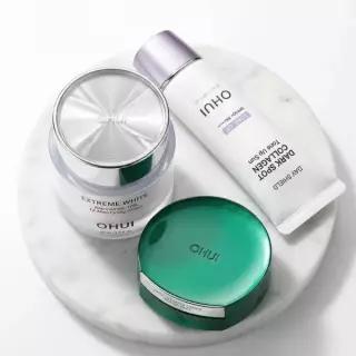 [이달의신상] 오휘 기미케어 3-STEP 콜라겐 톤업선 50ml / 데니어 팩트 리필 기획 / 멜라토닝 크림 60ml