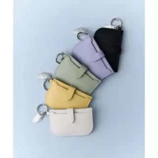 JILLSTUART ACC [보우2][키링포함] 소가죽 카드지갑 겸 참장식 5color