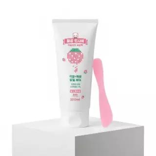 팀스모어 꿀곰 인샤워 각질케어 제모크림 200ml 115083