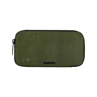 KANEITEI BRICK ZIP WALLET L OLIVE DRAB / UPCYCLED