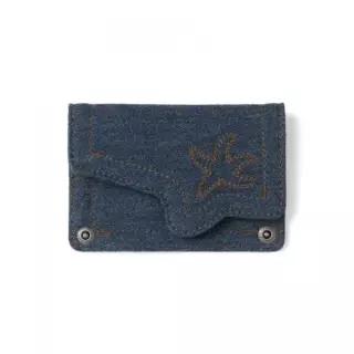 THECOLDESTMOMENT TCM denim card wallet blue