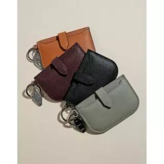 JILLSTUART ACC [보우] 소가죽 카드지갑 겸 참장식 4color