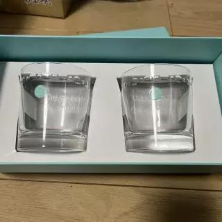미국 티파니 앤 코 페어 스윙 오브 록 글라스 텀블러 세트 박스 미사용 276470284599