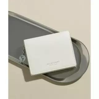 JILLSTUART ACC [아크릴볼][GIFT박스동봉 로고배색 소가죽 2단 반지갑