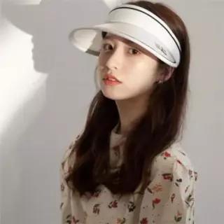 [라일리] Rly 선캡 여성 베이직 자외선 차단 썬 모자