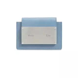 MATIN KIM VINTAGE ACCORDION WALLET IN SMOKE BLUE 7179197 MK2600WL003VMB