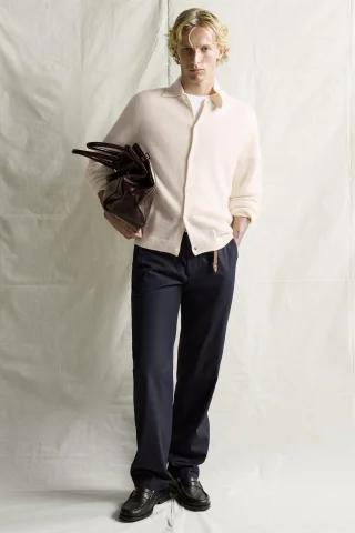 ZARA 가죽 토트백 - 브라운 3358/820/700
