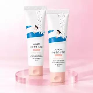 [매끈톤업/1+1] 라운드랩 자작나무 수분 톤업 선크림 50ml 1+1 기획