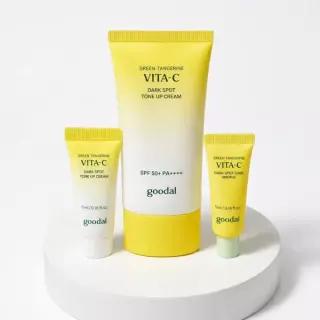 [리뉴얼] 구달 청귤 비타C 잡티케어 톤업 크림 50ml 기획 (+5ml + 세럼 5ml)
