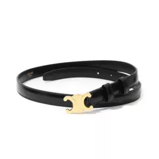 CELINE 26FW SMALL TRIOMPHE BELT IN SMOOTH CALFSKIN 45AX63A01 38NO 스몰 트리옹프 벨트 4218578