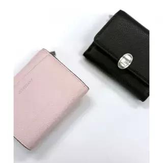 JILLSTUART ACC [TATE][지폐수납가능]가죽 오발 장식 3단 반지갑 2color