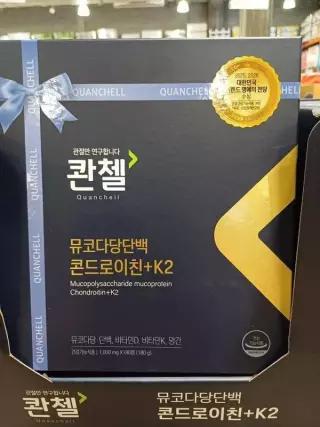 콴첼 뮤코다당단백 콘드로이친+K2 선물세트 180정 코스트 잡화마켓2609 [694744]