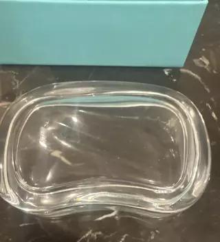 미국 엘사 페레티 티파니 앤 컴 크리스탈 쥬얼리 트링킷 박스콩 모양 뚜껑 및 박스 서명됨 198026407017