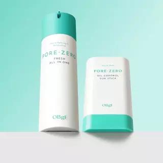 오브제 포어제로 프레쉬 올인원 150ml + 오일 컨트롤 선스틱 18g SPF50+ PA++++ 세트 1030757
