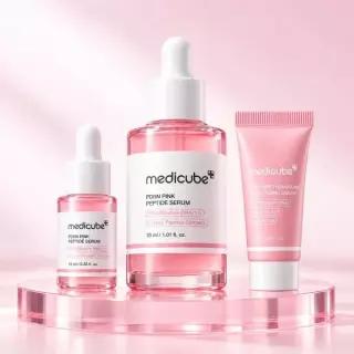 [연어PDRN/천재앰플] 메디큐브 PDRN 핑크 펩타이드 앰플 30ml 기획(앰플10ml+수분크림 10ml)