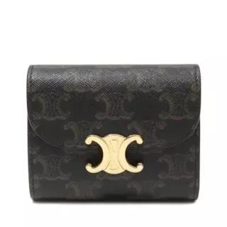 CELINE 26FW SMALL TRIOMPHE WALLET IN CANVAS 10D782CQH 04LU 스몰 트리옹프 월렛 4218556