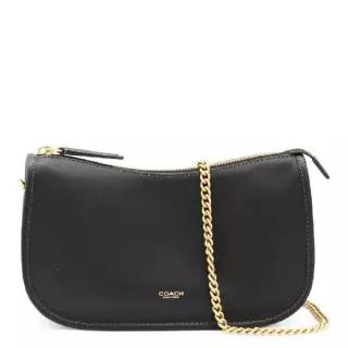 [Q11]코치 CCC36B4BK 여성 가방 백 BLACK LEATHER WAVERLY SHOULDER BAG