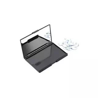 Allwon Empty Magnetic Plastic Eyeshadow Makeup Palette with 15Pcs Adhesive Metal Stickers for Lipsti