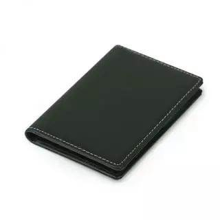 EGARDEN SlimSmall 슬림앤스몰 손잡이 가죽 반지갑 - 딥그린