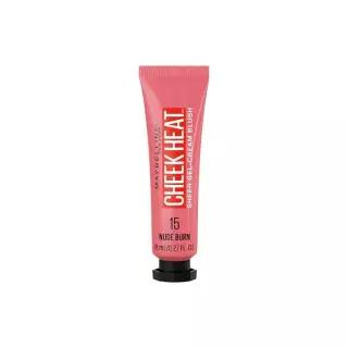 Maybelline Cheek Heat 젤 크림 블러쉬 메이크업, 경량, 통기성 있는 느낌, 시어 플러시, 자연스러운 외관,