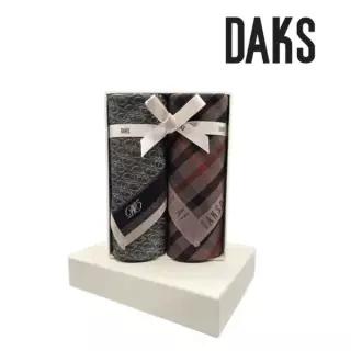 [롯데백화점]닥스 남성 체크 손수건 2매세트 선물용 고급 손수건 DED2109/DED2107